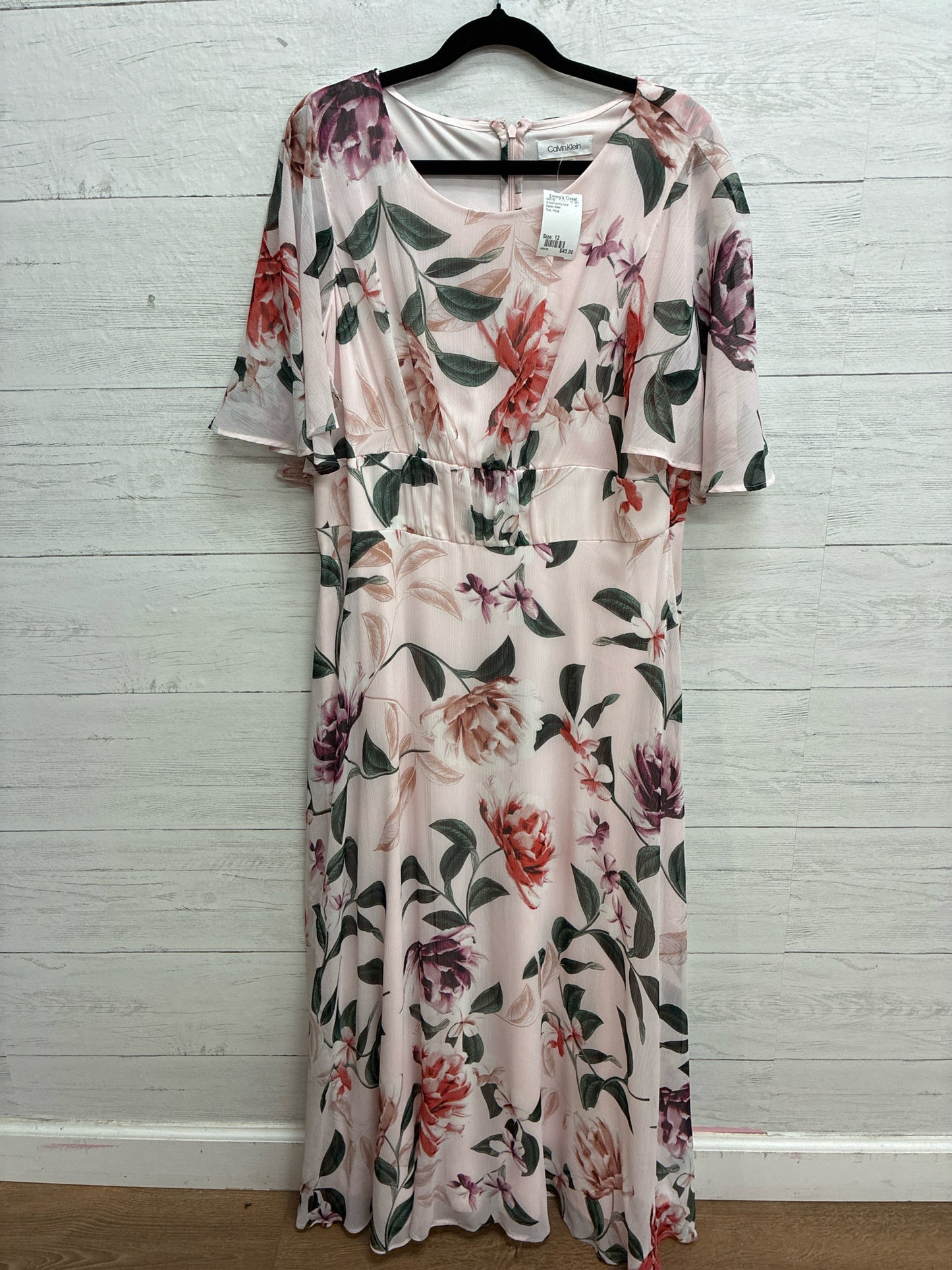 Size 12 Calvin Klein Pink Dress/Evening Wear