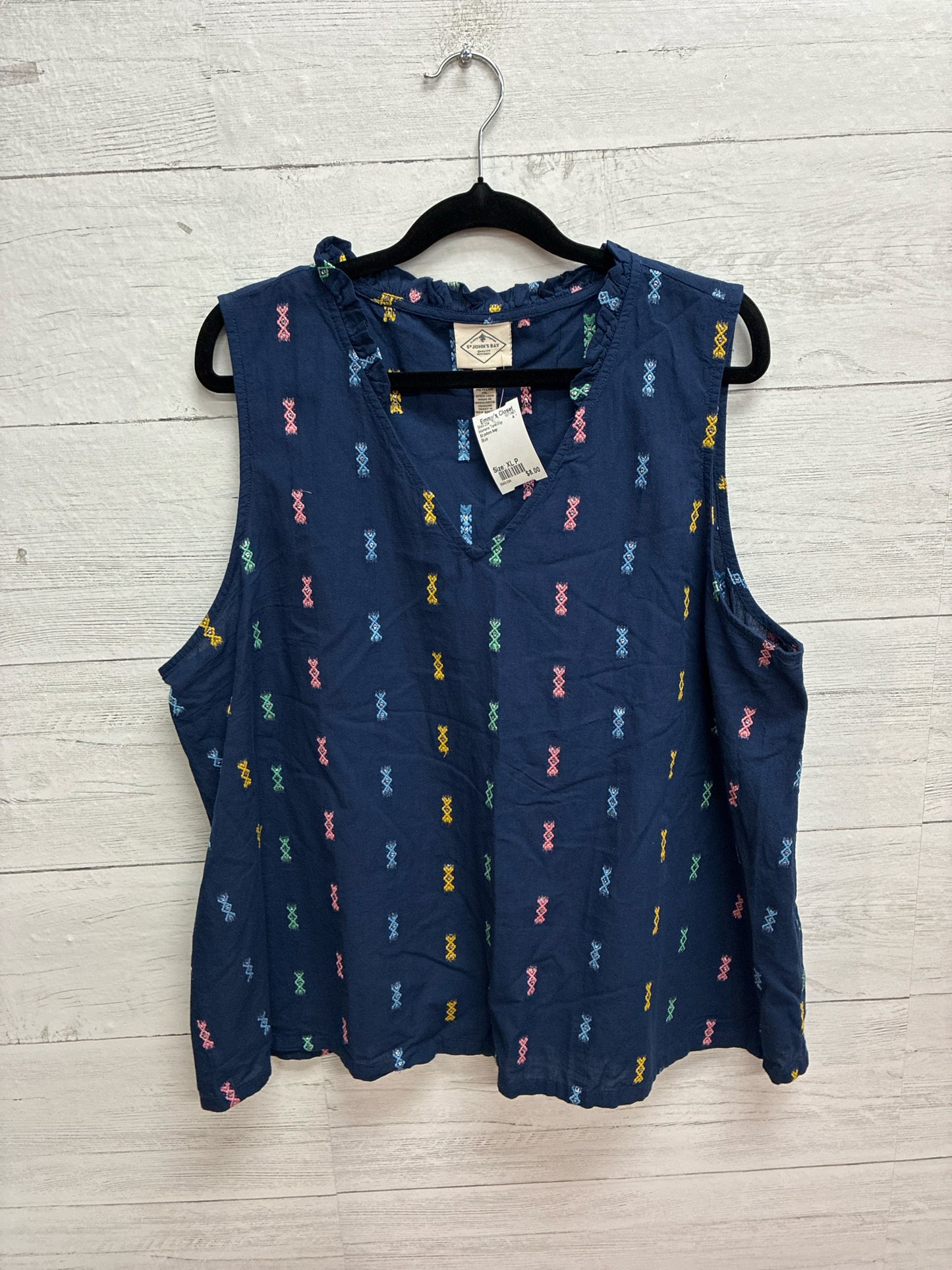 Size XL P St johns bay Blue Womens Tank-Top