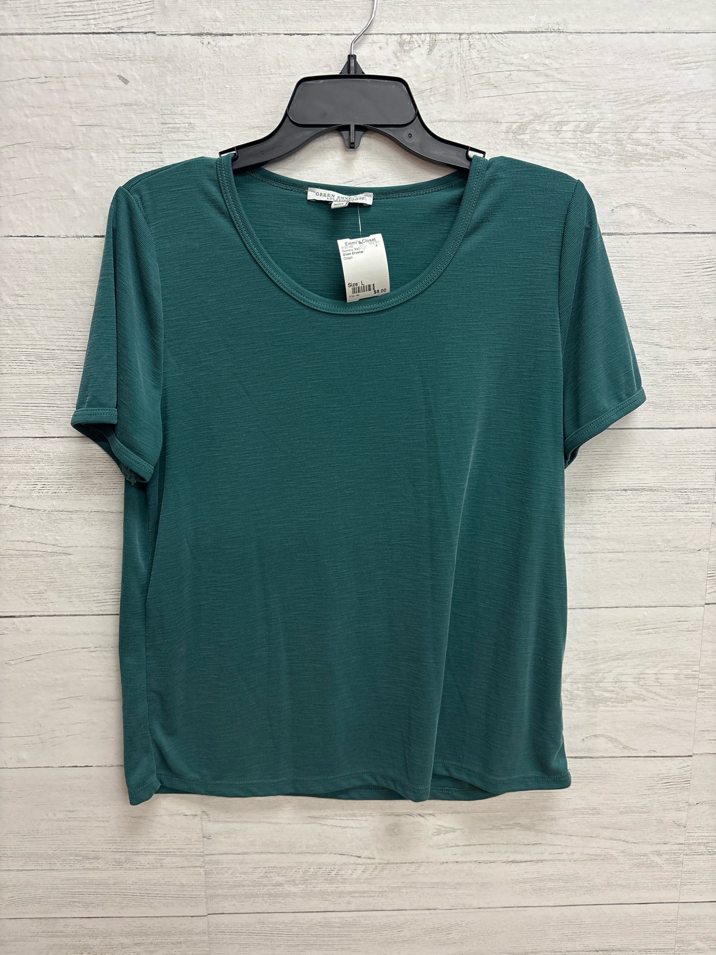 Size L Green Envelop Green Womens Shirt