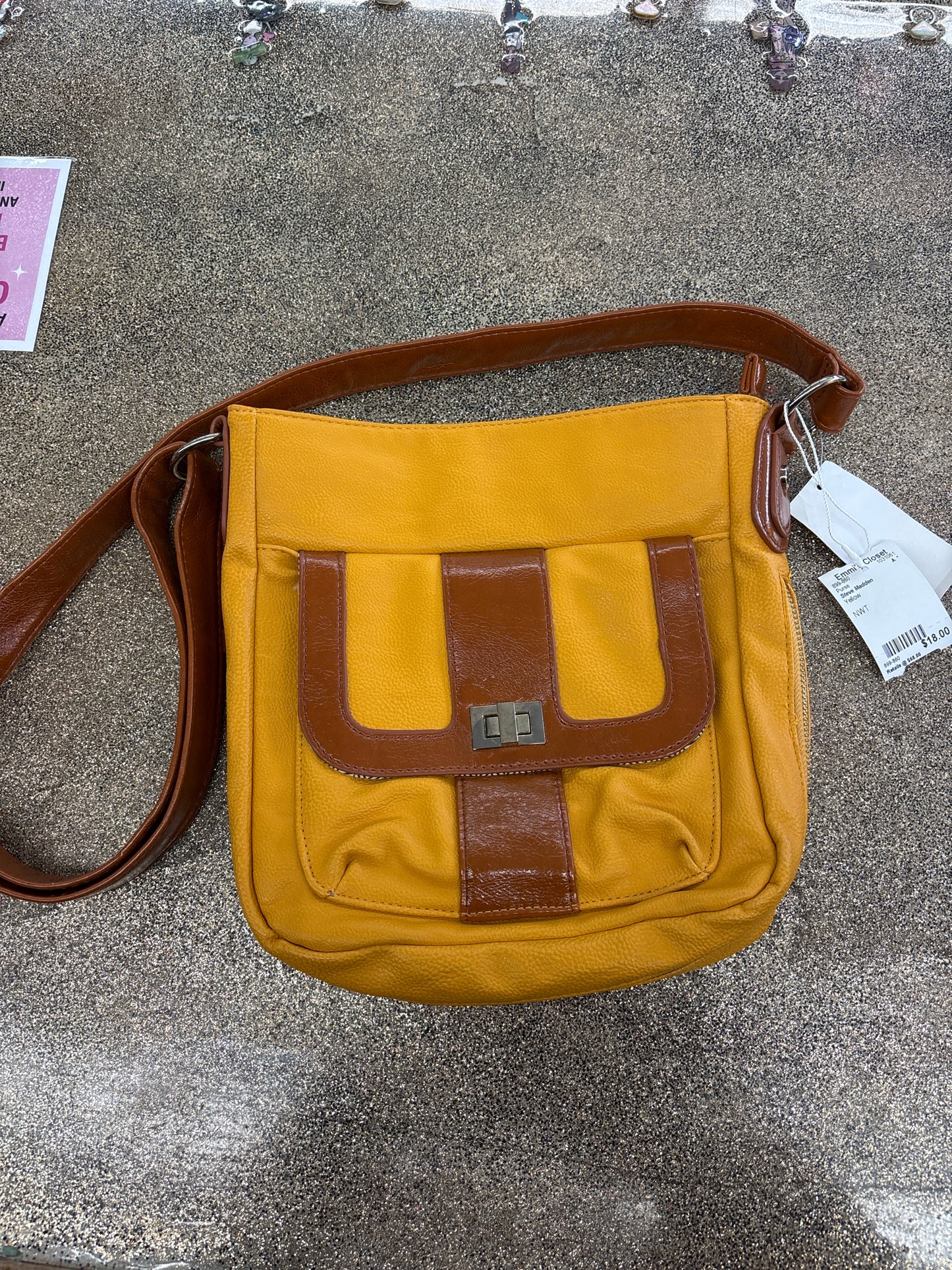 Steve Madden Yellow Purse