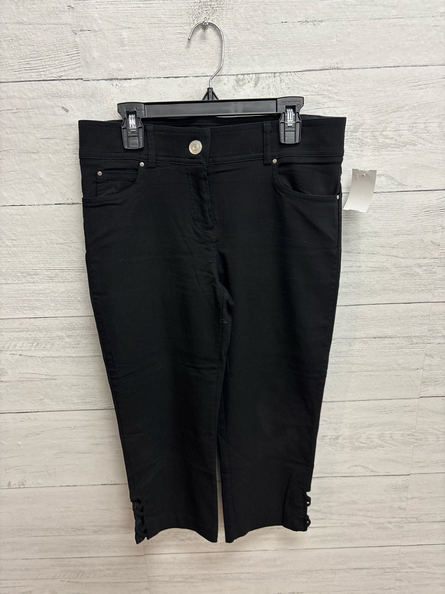 Size 6 Blues Society Black Womens Capri