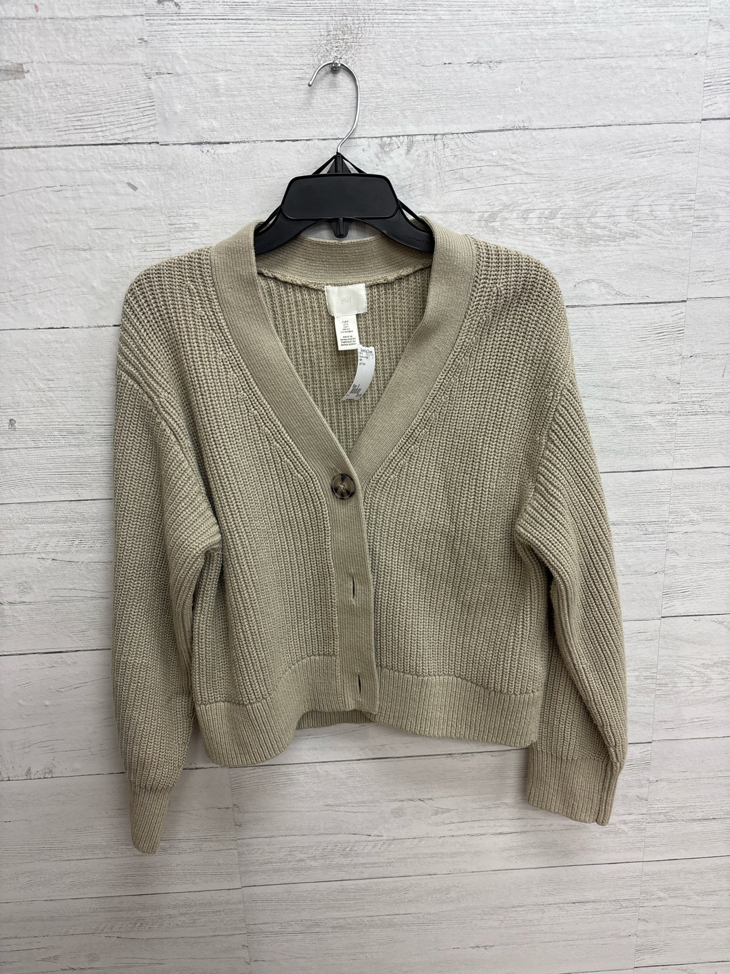 Size S H&M Light Green Womens Cardigan