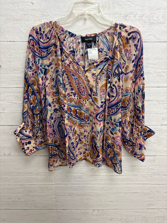 Size M Karen Kane pink/purple Womens Shirt