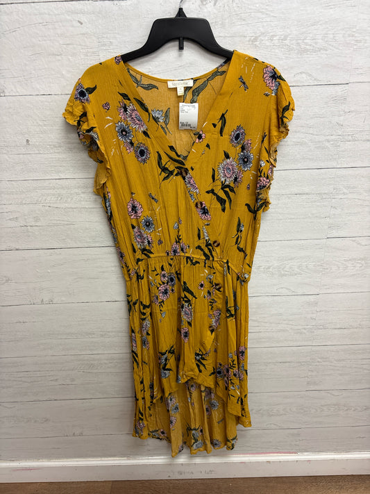 Size 1X loralette Yellow Dress