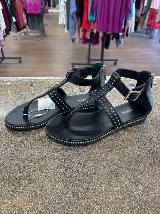 6 GUESS Black Womens Shoe