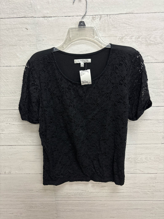 Size M Ellen Tracy Black Womens Shirt