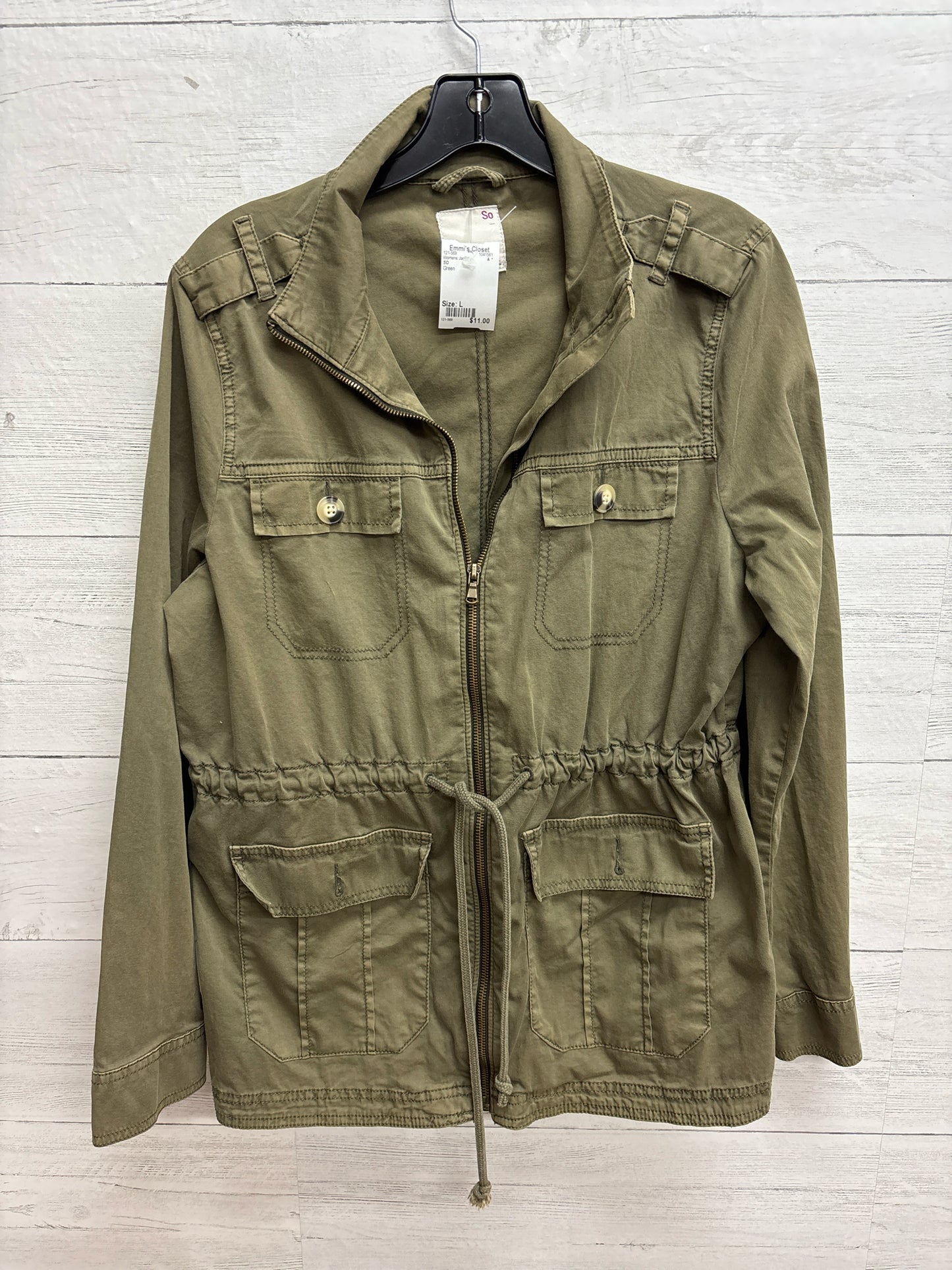 Size L SO Green Womens Jacket