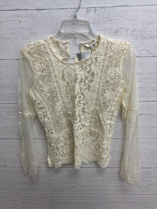 Size S Lucky Cream Womens Shirt