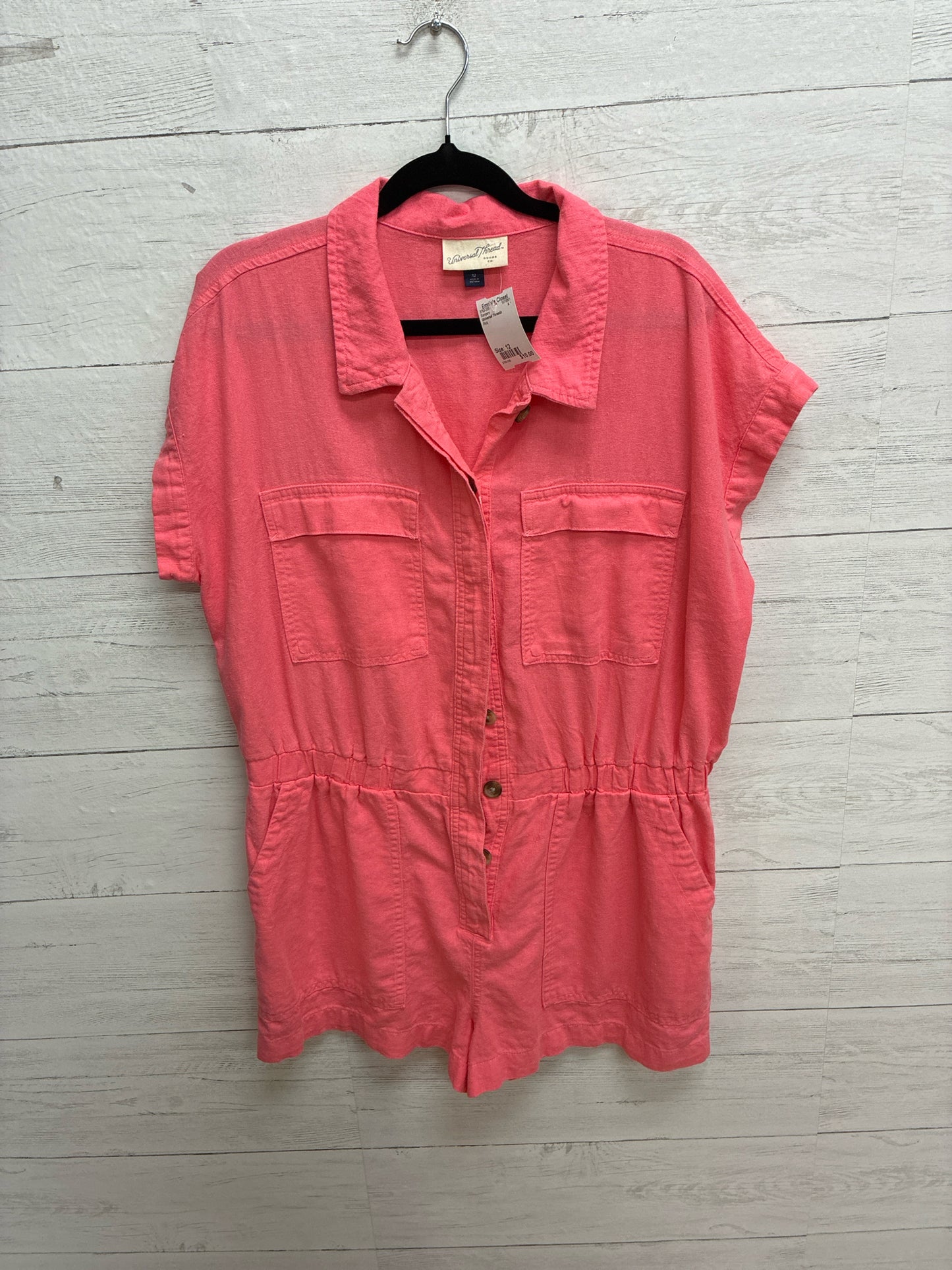 Size 12 Universal Threads Pink Rompers