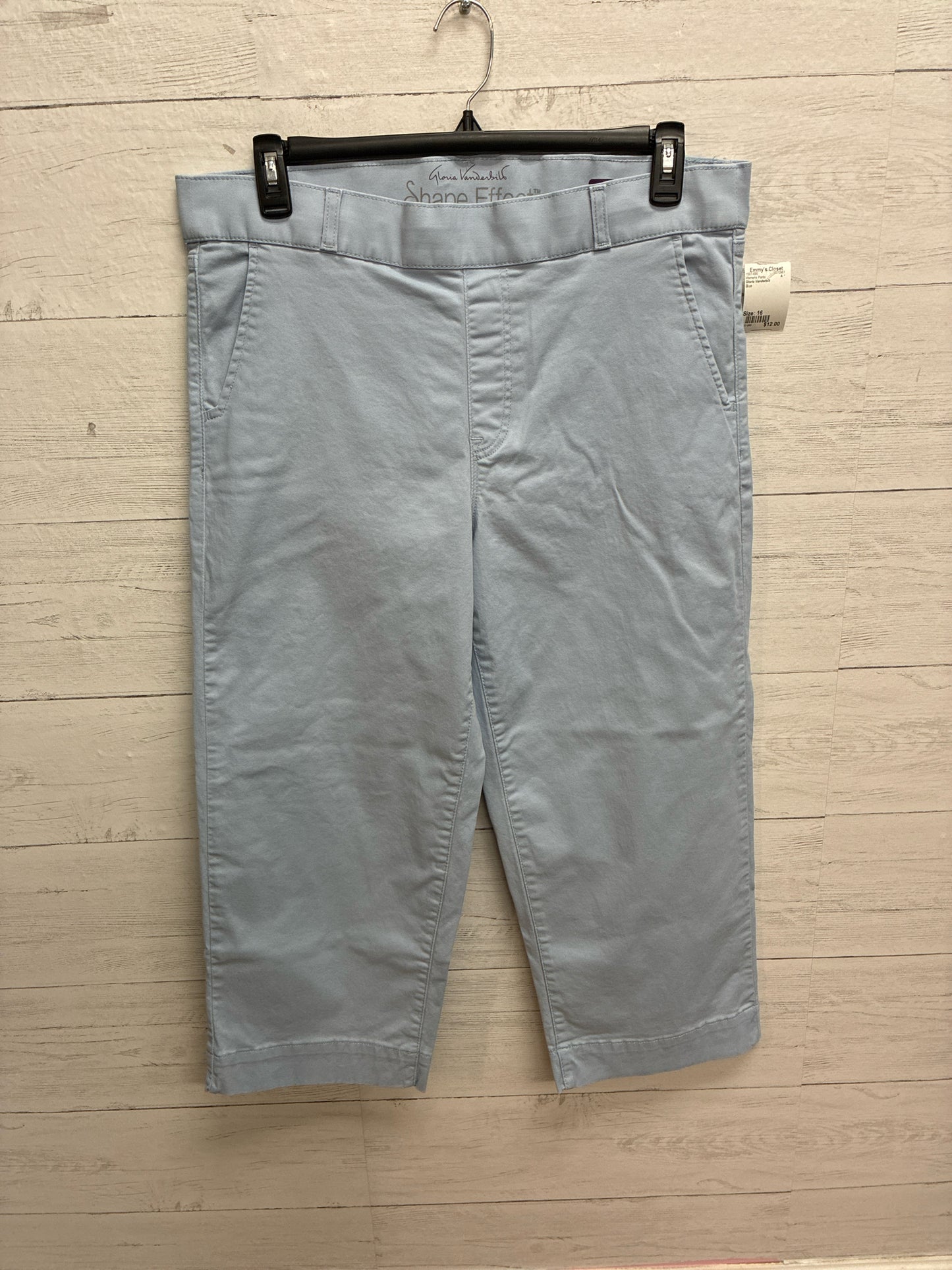 Size 16 Gloria Vanderbilt Blue Womens Pants