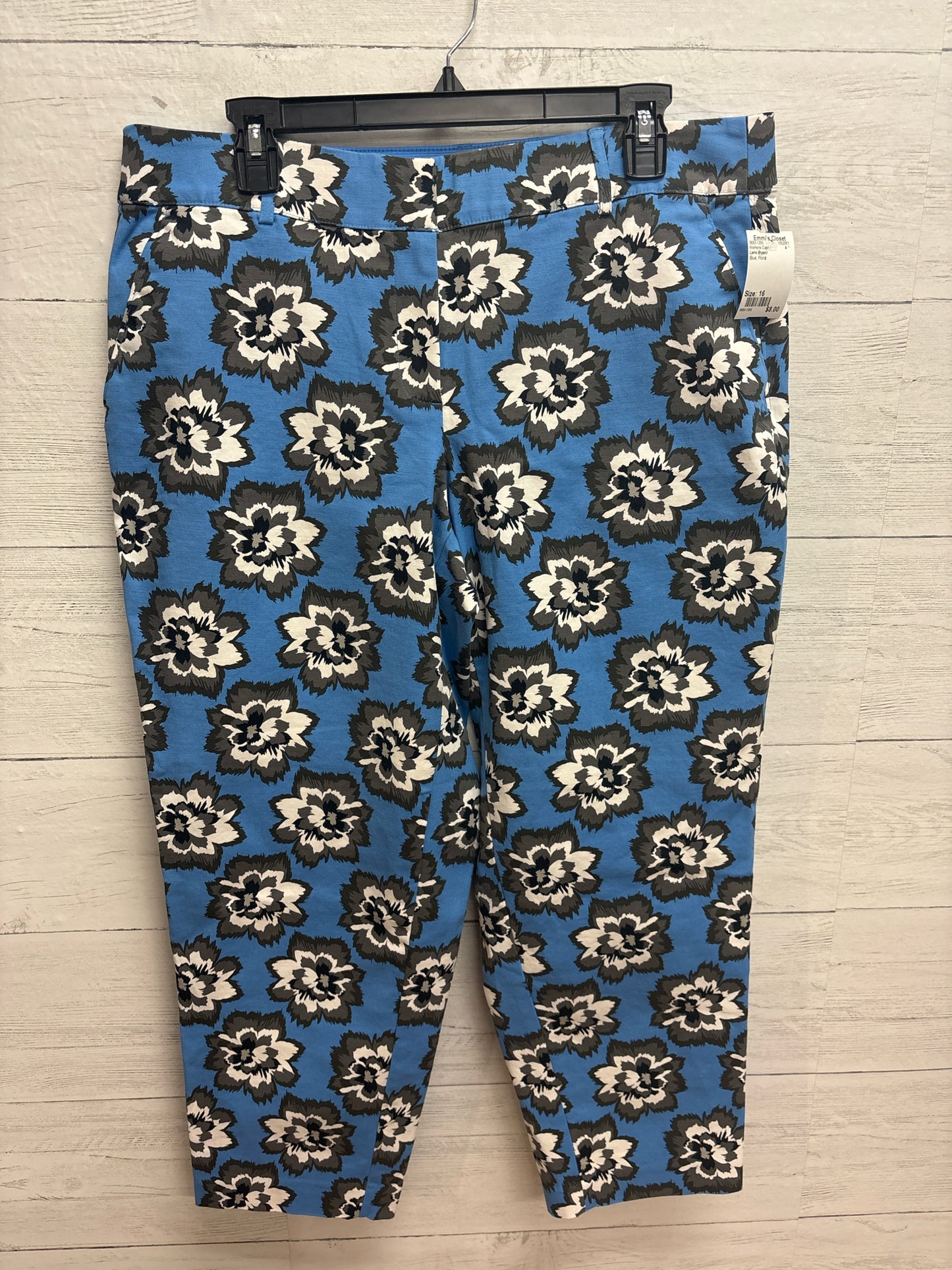 Size 16 Lane Bryant Blue Womens Capri