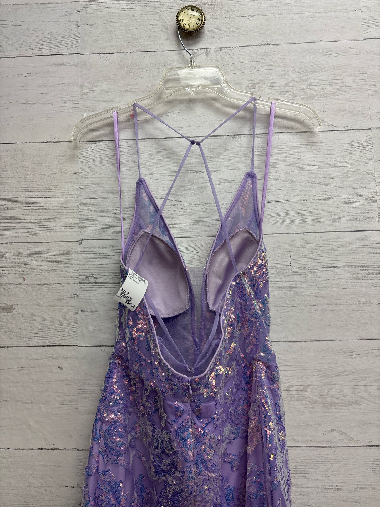 Size 6 STELLA Purple GOWN