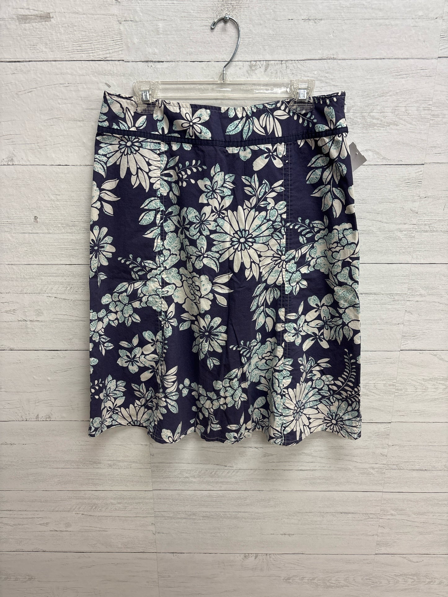 Size 10 Tall Eddie Bauer Blue Skirt