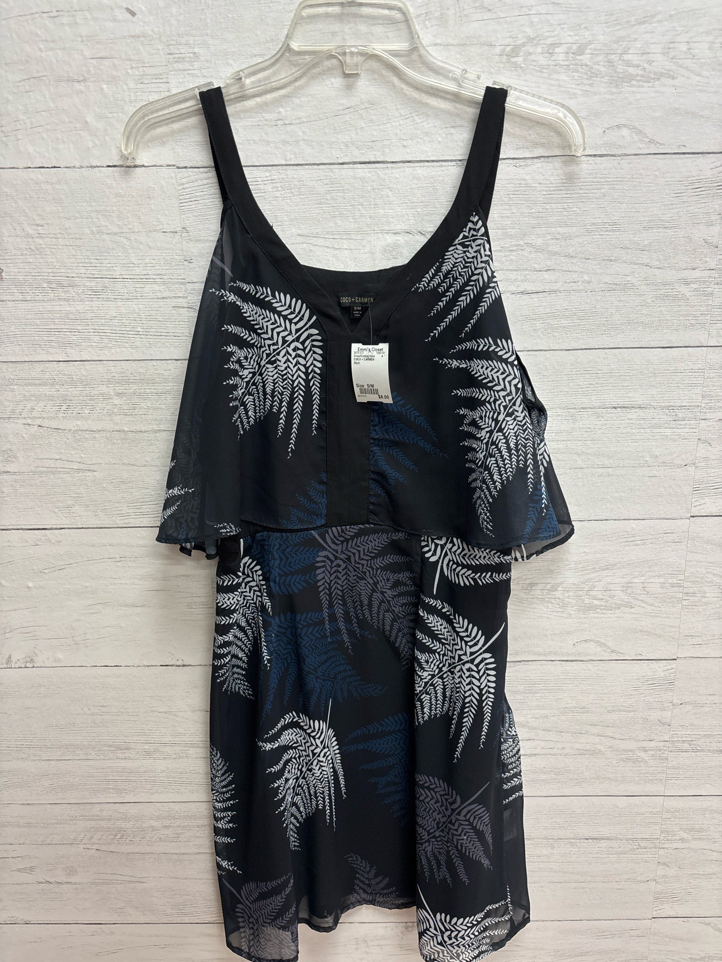Size S/M COCO + CARMEN Black Dress/Evening Wear