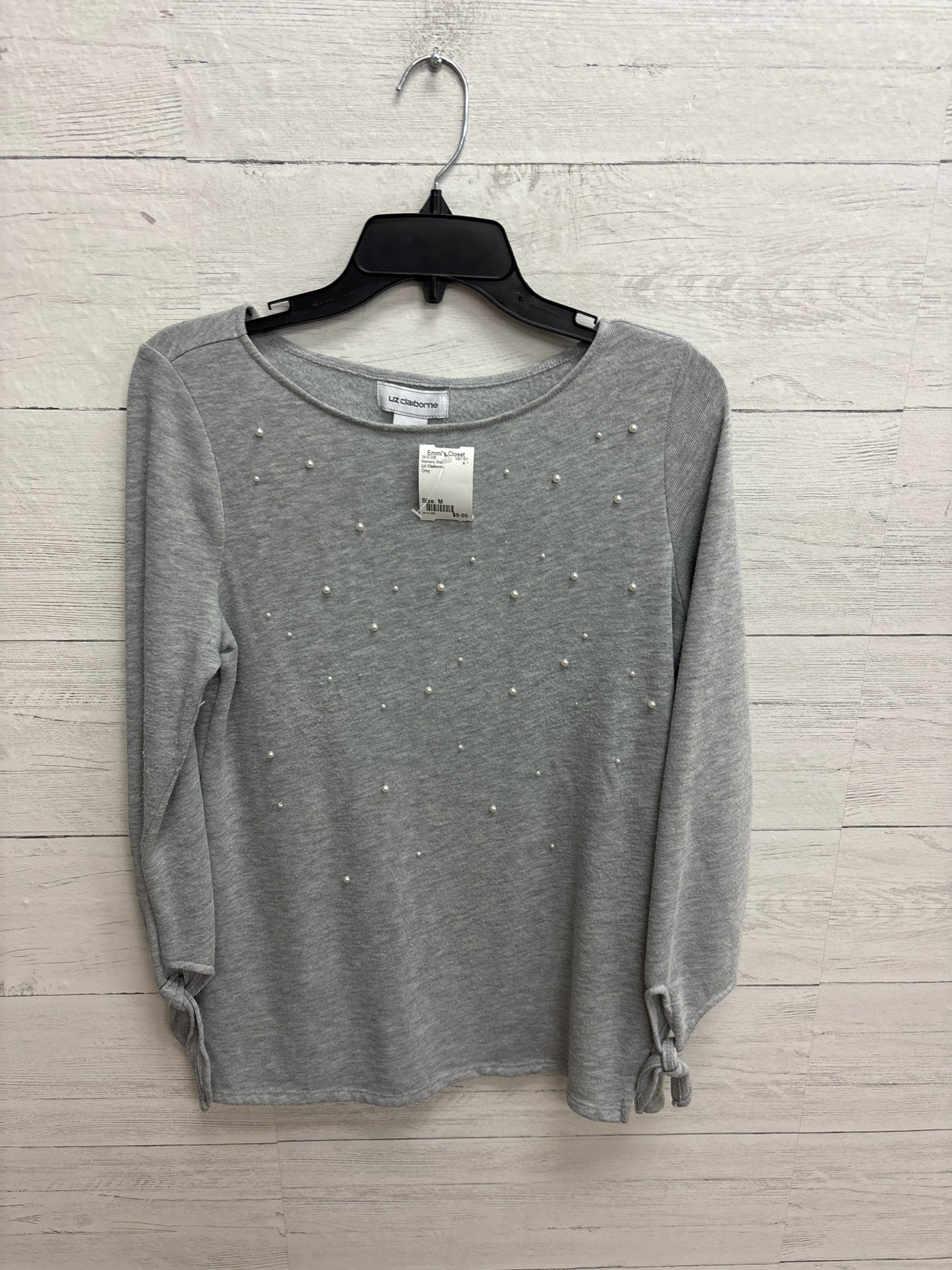 Size M Liz Claiborne Grey Womens Shirt