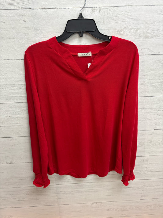 Size L UVN Red Womens Shirt