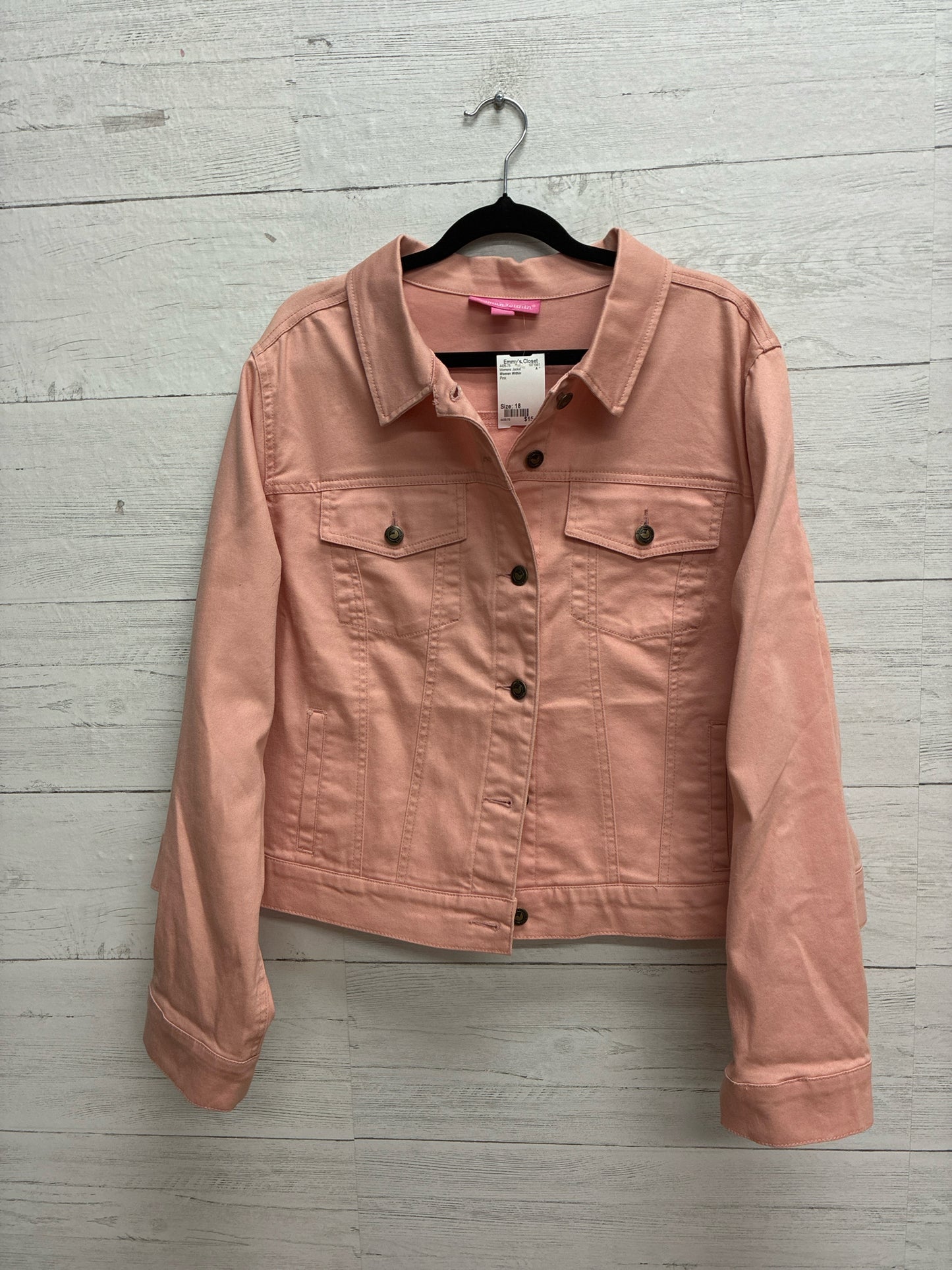 Size 18 Women Within Pink Womens Jacket
