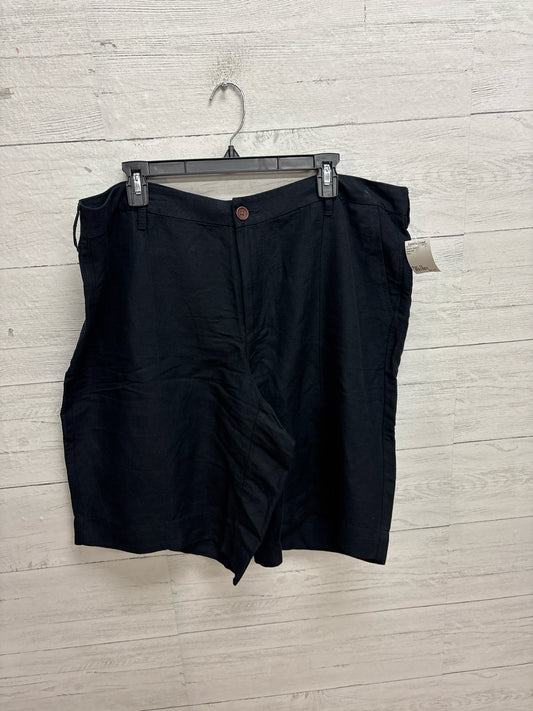 Size 18 lands end Black Womens Shorts