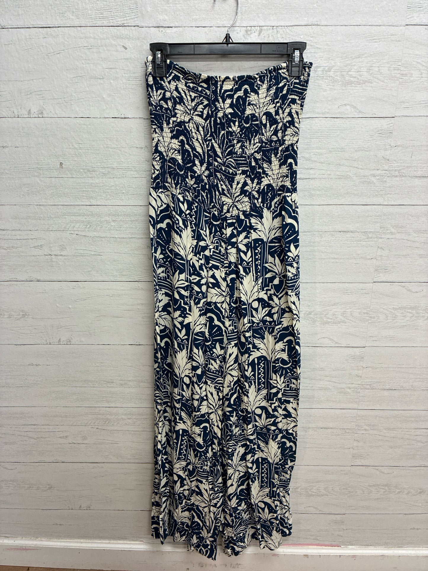 Size M Patrons of Peace Blue/White Rompers