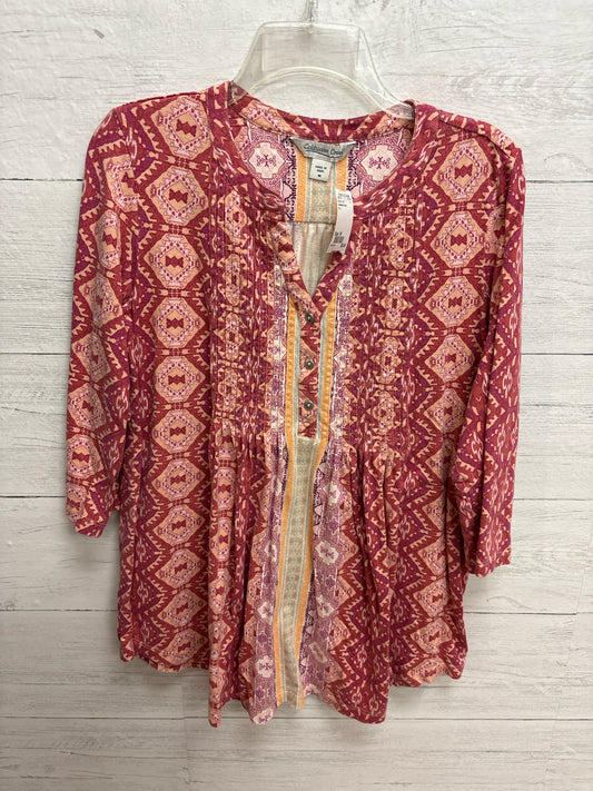 Size M Coldwater Creek Pink Womens Shirt