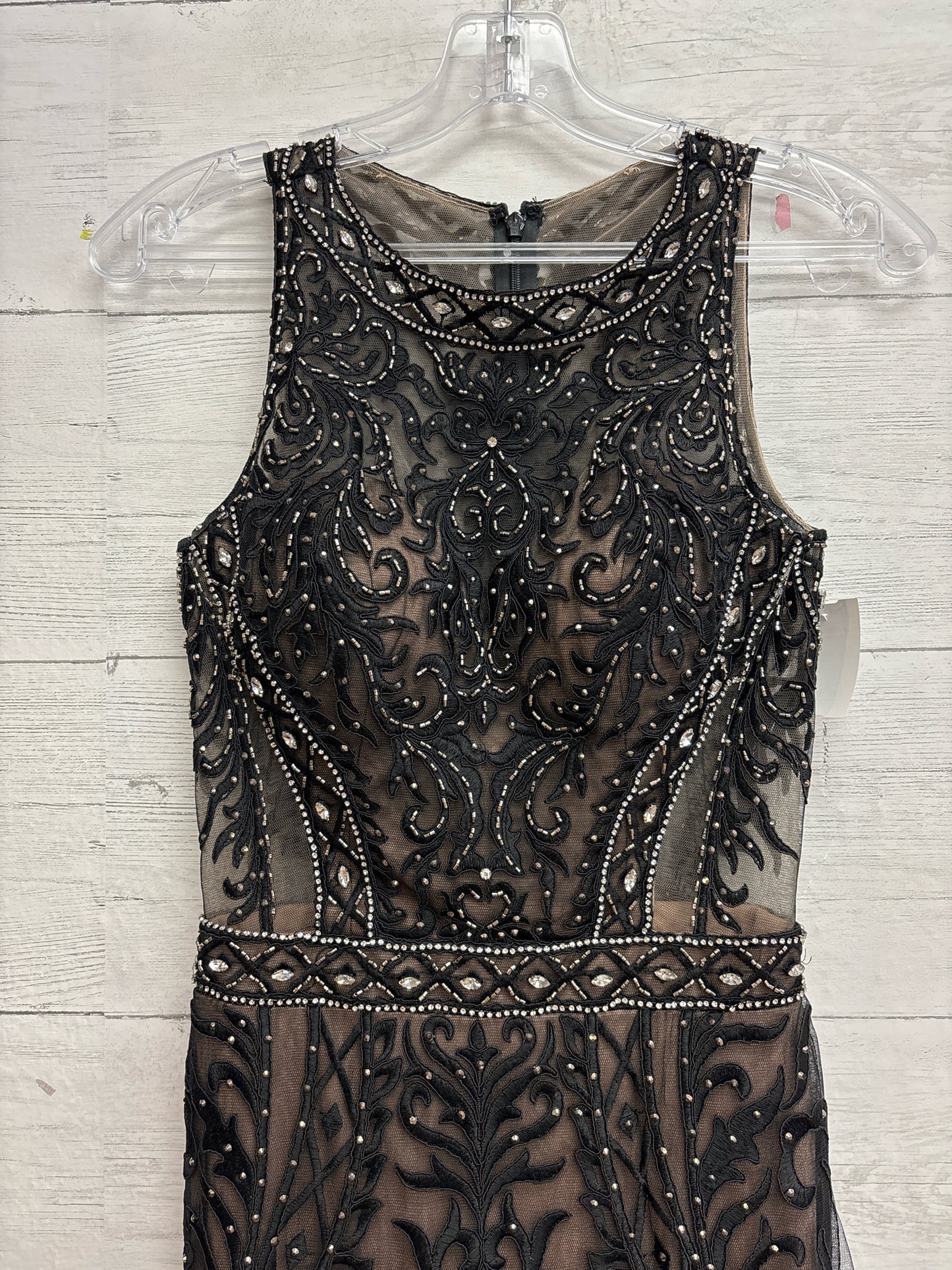 Size 2 ELLIE WILDE Black GOWN