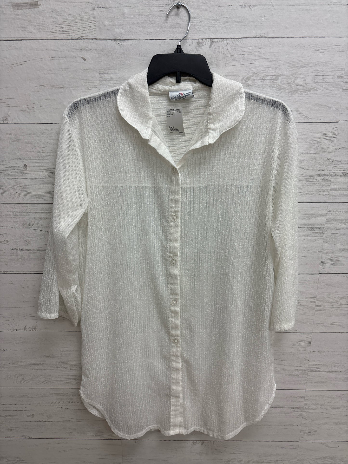 Size L Solaris Style White Swimsuit