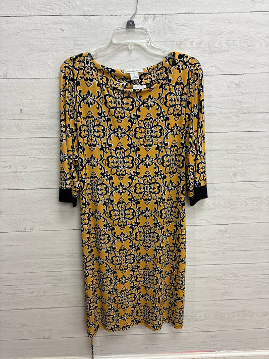 Size XL Liz Claiborne Yellow Dress/Evening Wear