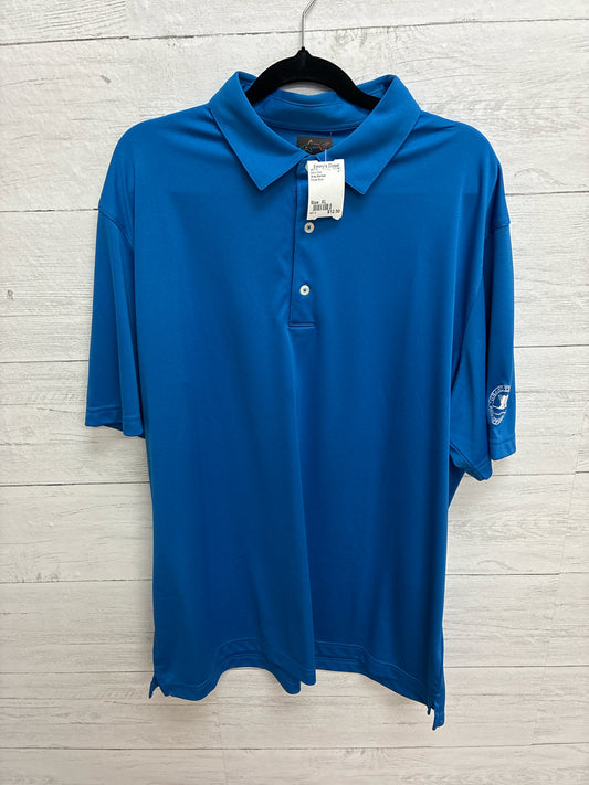 Size XL Greg Norman Royal Blue Mens Shirt