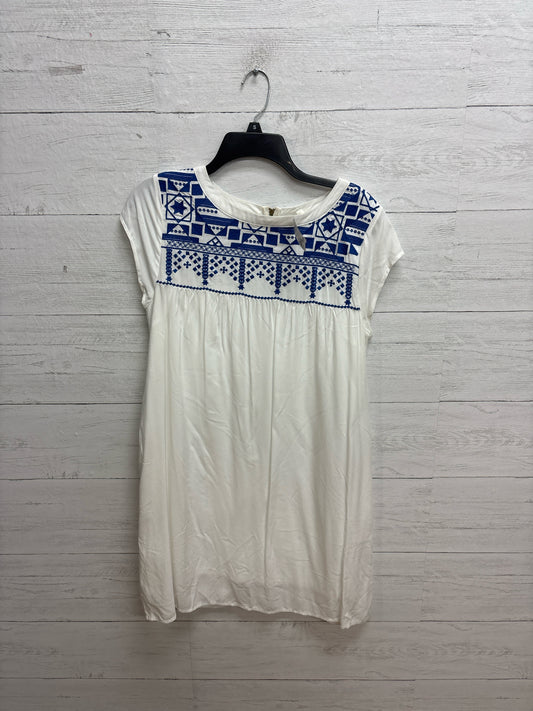 Size M love fire Blue/White Dress/Evening Wear