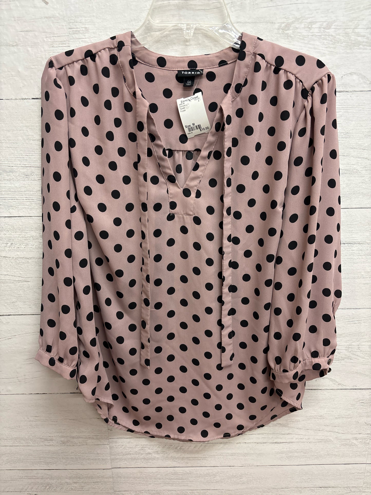Size M Torrid Purple Womens Shirt