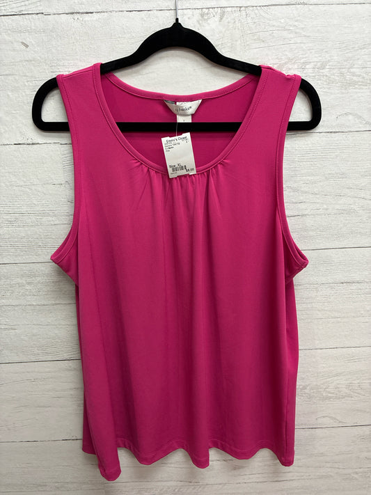 Size XL CJ Banks Pink Womens Tank-Top