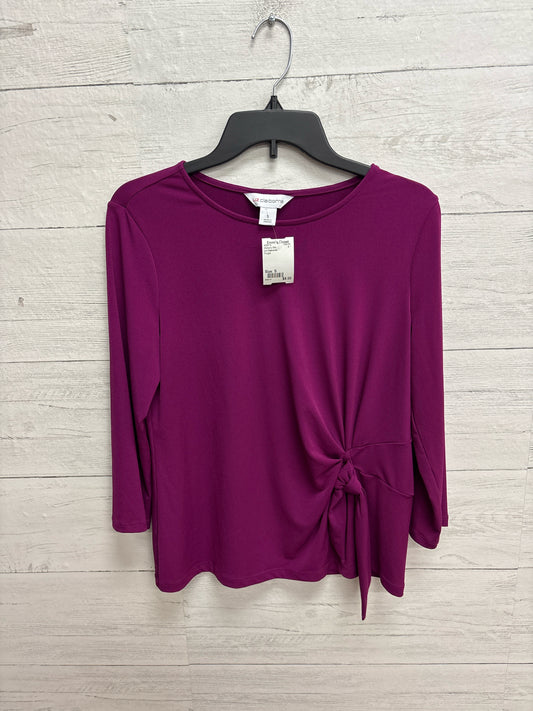 Size S Liz Claiborne Purple Womens Shirt