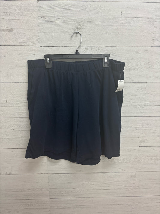 Size 1X lands end Navy Womens Shorts