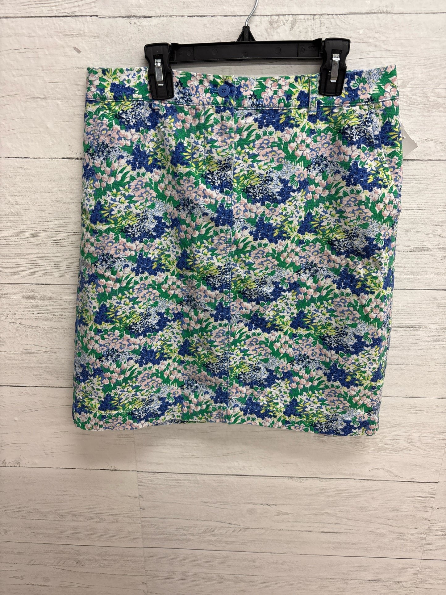 Size 4 Talbot's blue/pink/green/wh Skirt