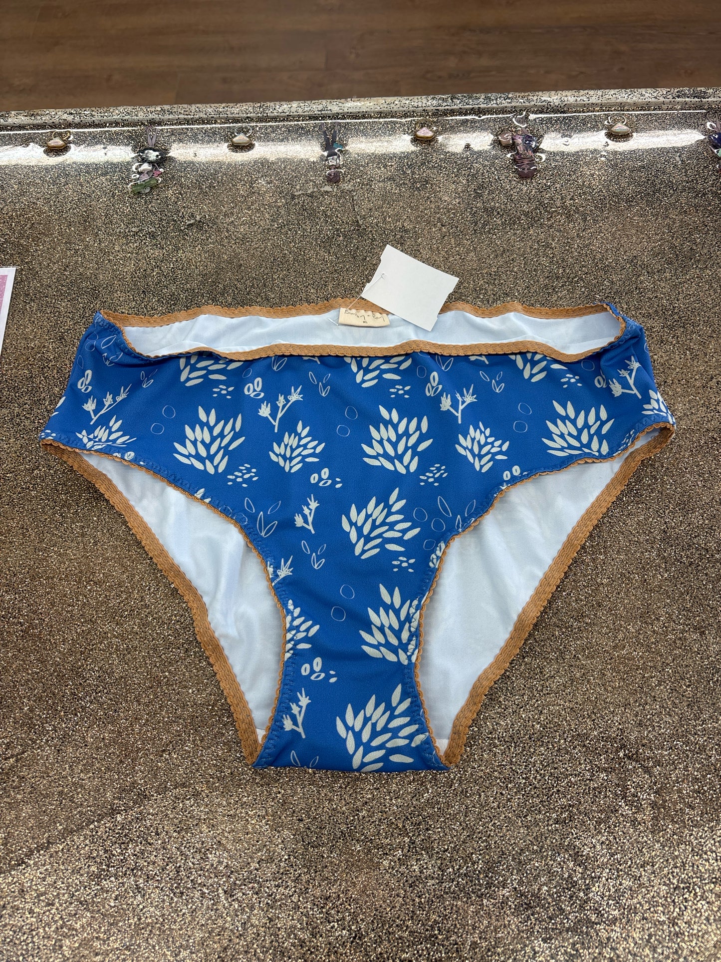 Size XL BIMBY& ROY Blue Swimsuit