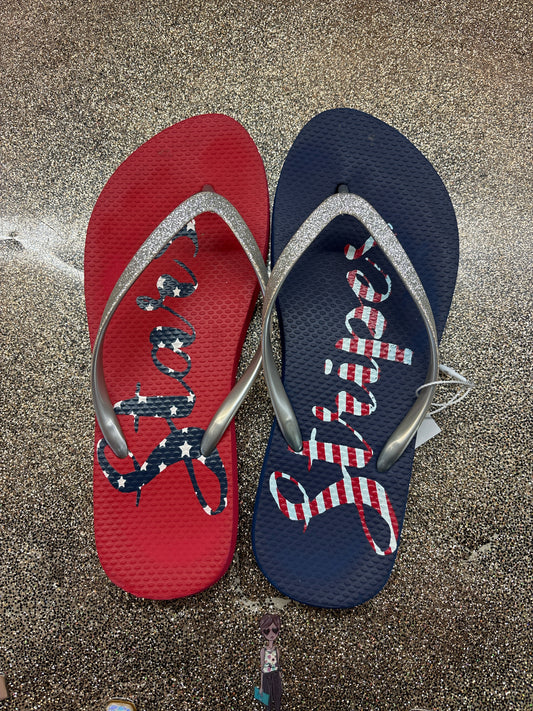 7/8 N/A Red/white/blue Womens Shoe