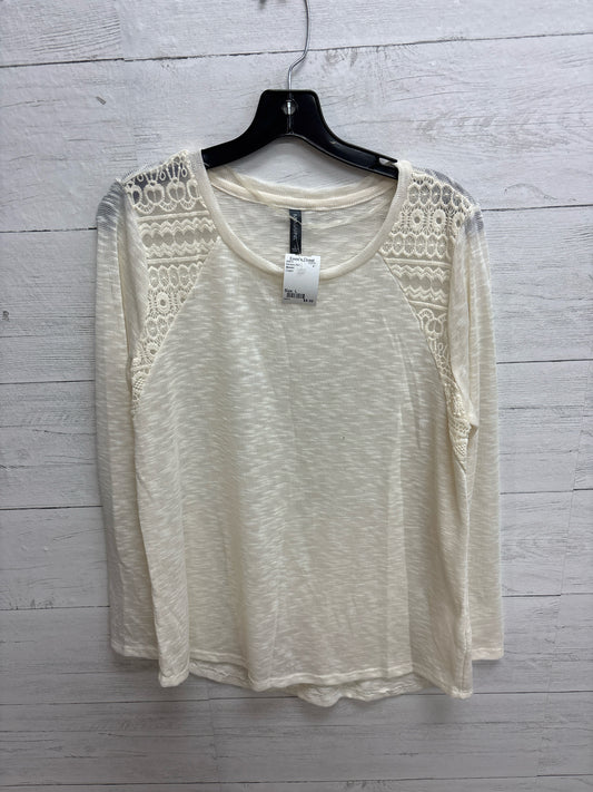 Size L Massini Cream Womens Shirt