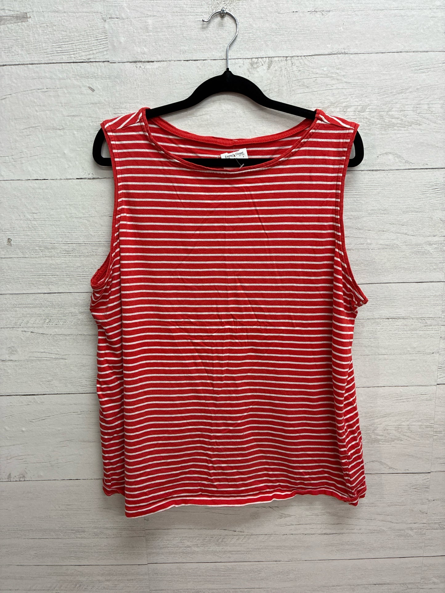 Size XL Coral Bay Red Womens Tank-Top