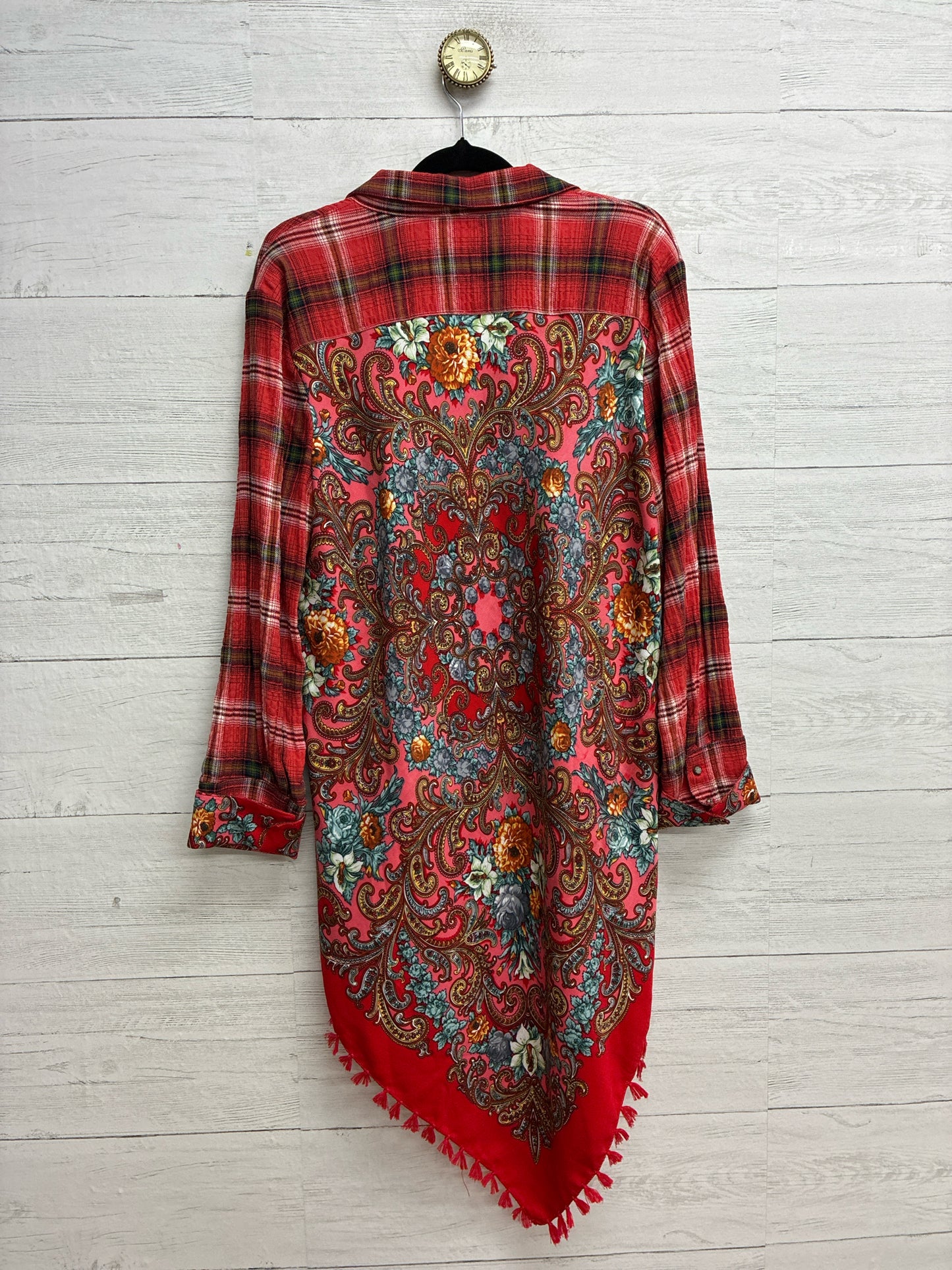 Size L Aratta Red Womens Shirt