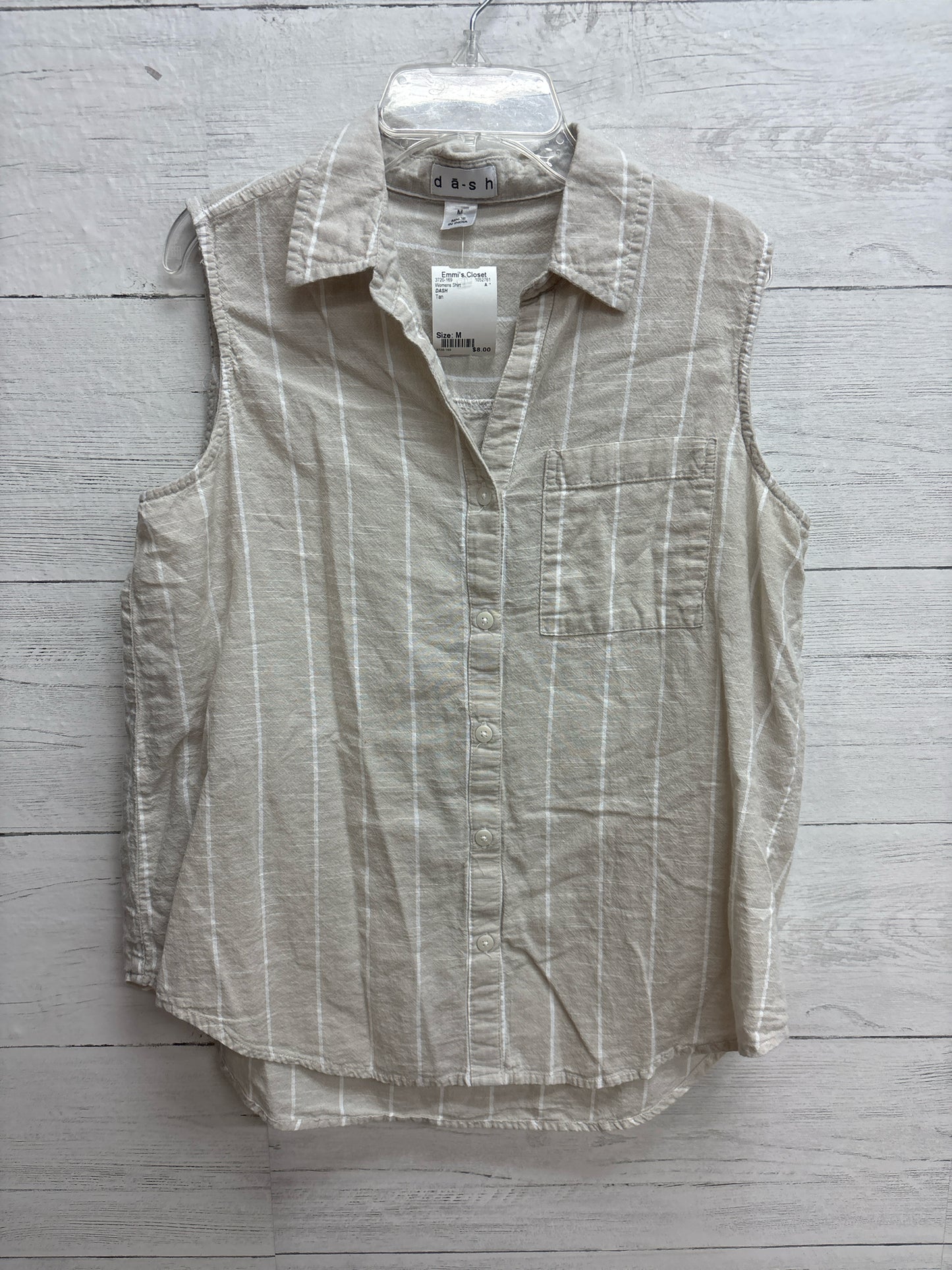 Size M DASH Tan Womens Shirt