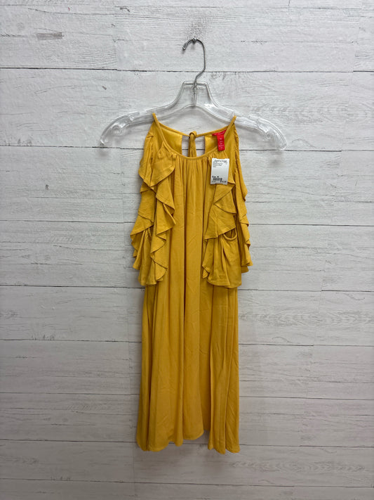 Size M Chelsea & Violet Yellow Dress/Evening Wear