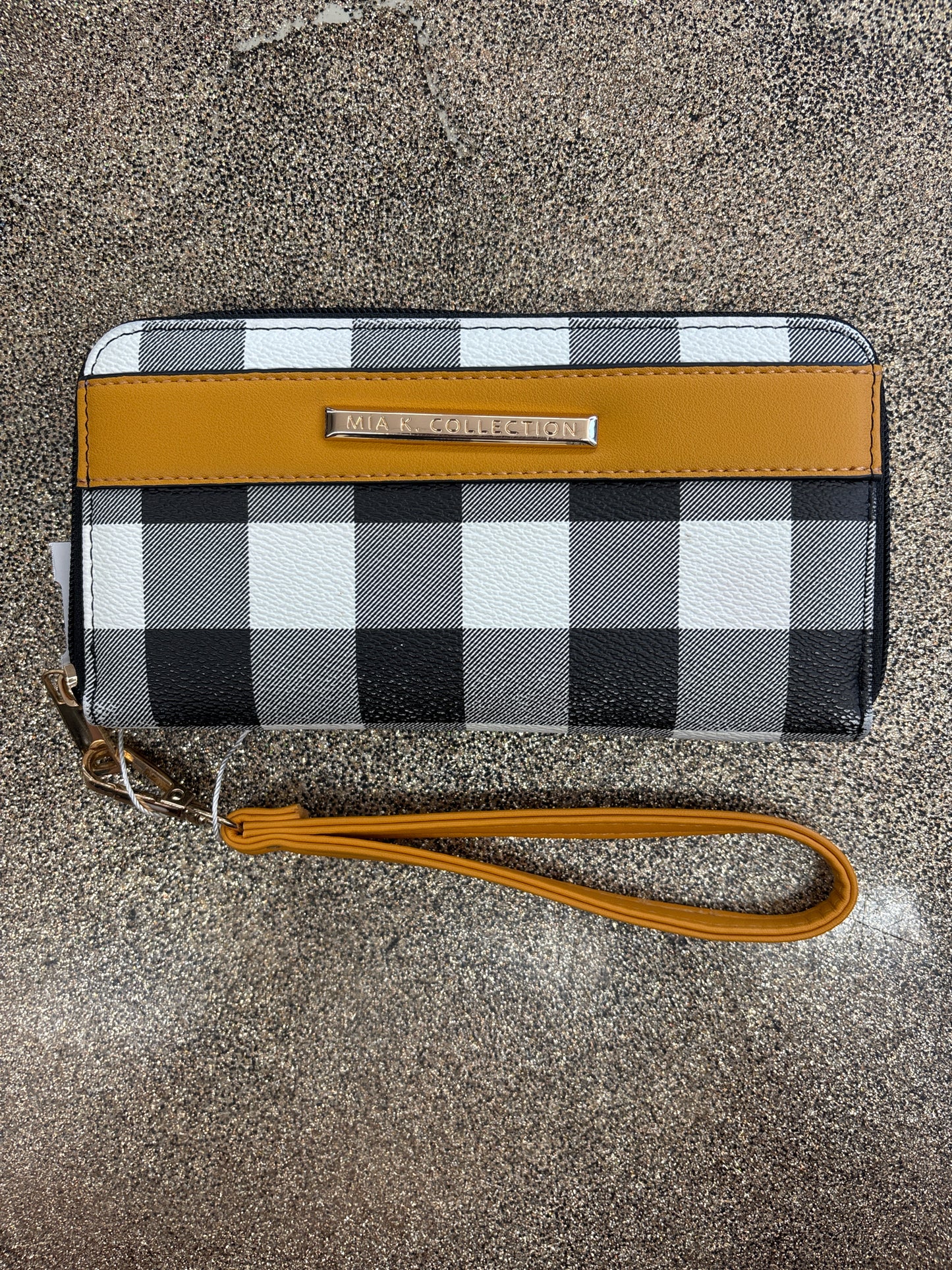 MIA K COLLECTION Black/White Wallet