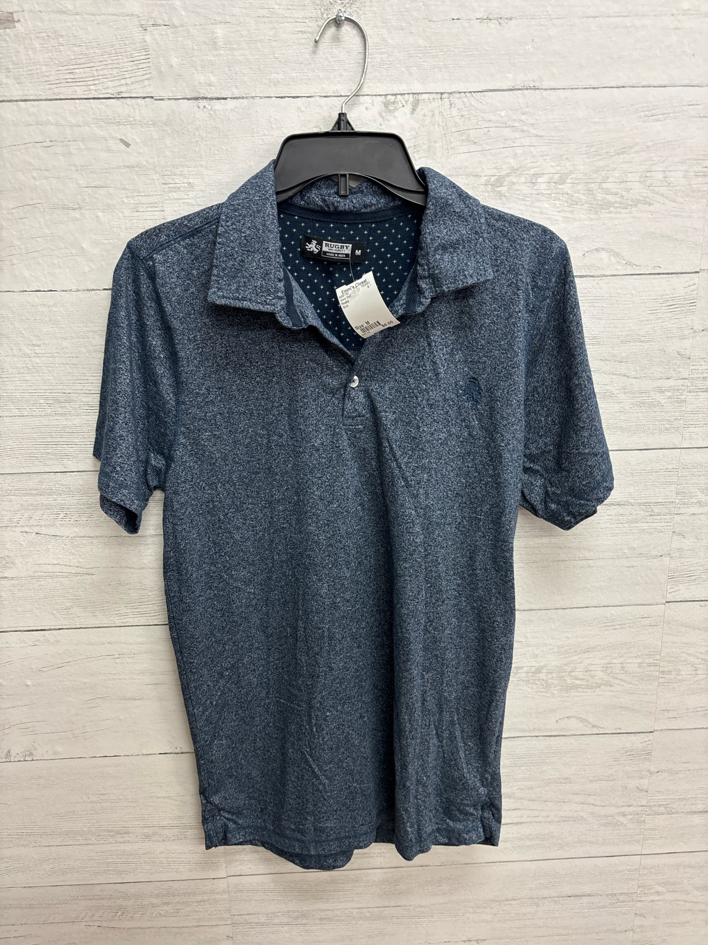 Size M Rugby Blue Mens Shirt