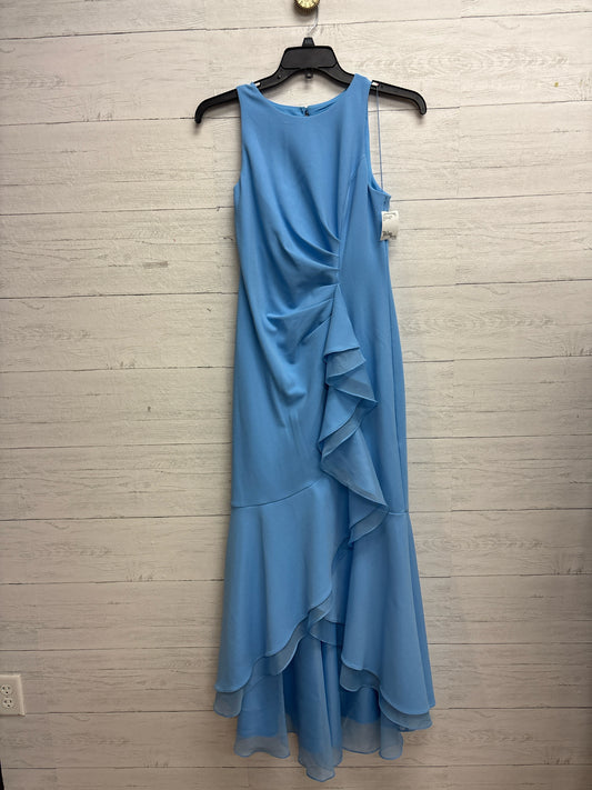 Size 8 Adrianna Papell Blue GOWN