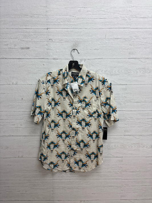 Size S Canyon Creek blue/tan Mens Shirt