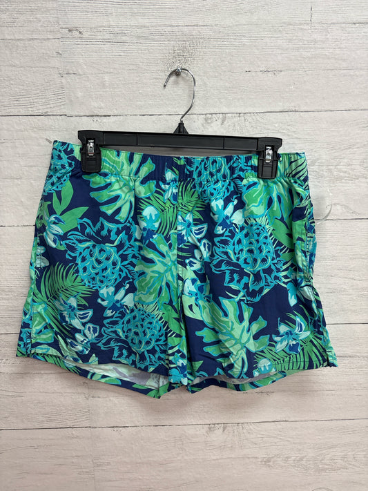Size 12 Reel Legends green/blue Mens Shorts