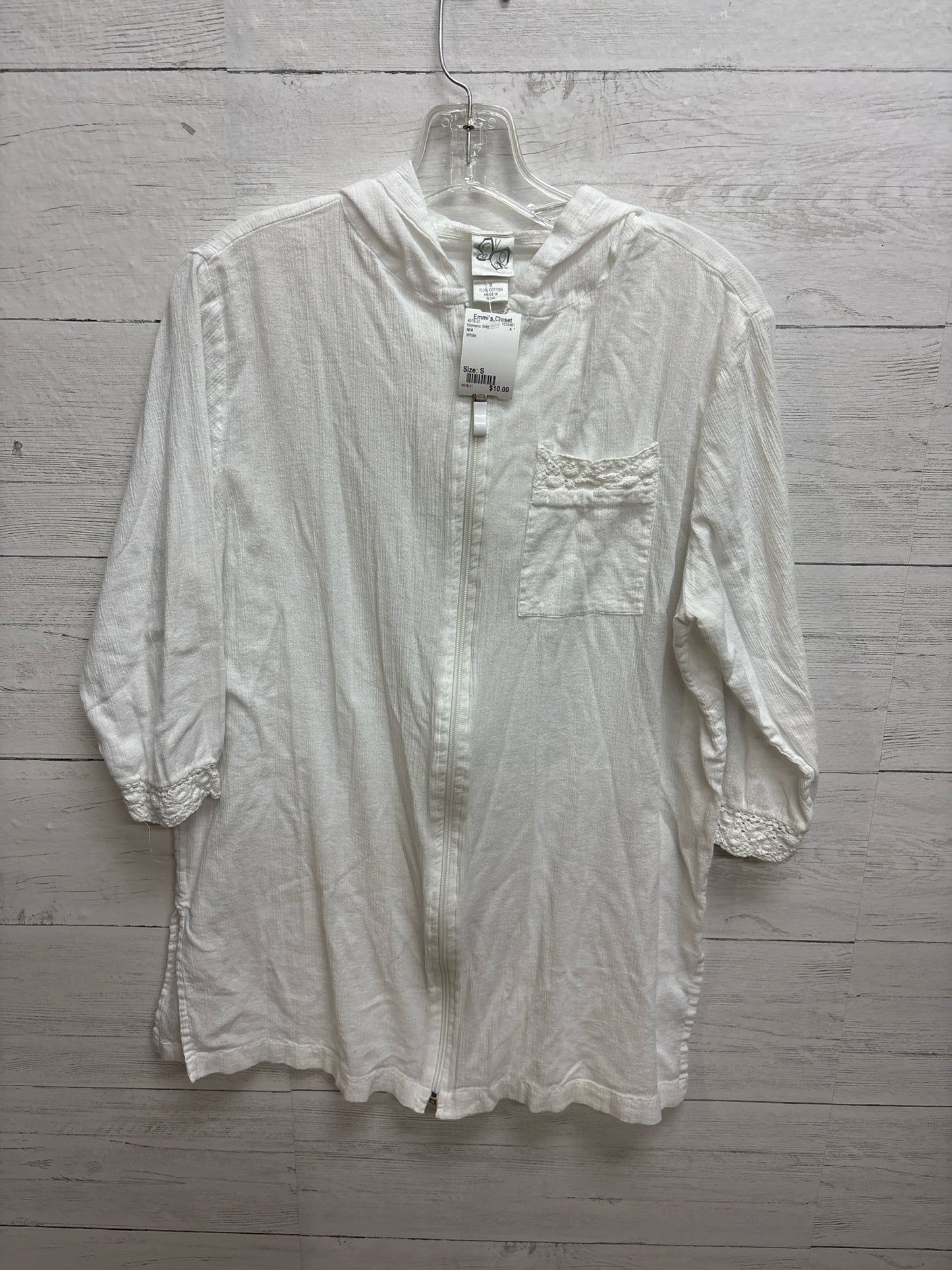 Size S N/A White Womens Shirt