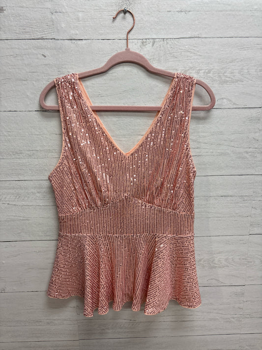 Size L GRACE KAREN Pink Womens Tank-Top