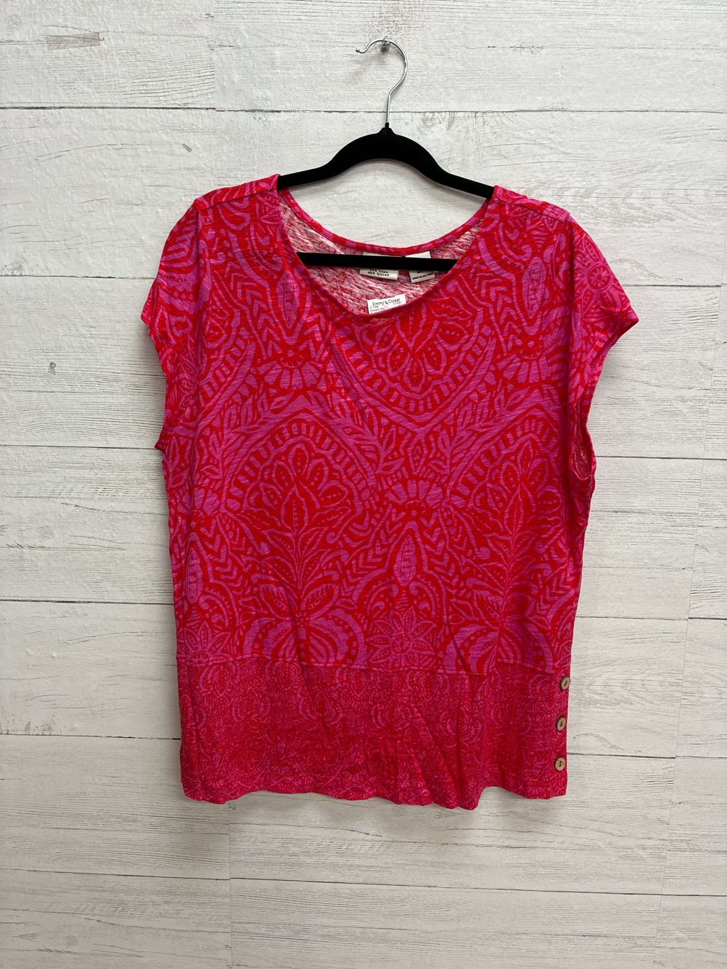 Size L Rachel Zoe Pink Womens Shirt
