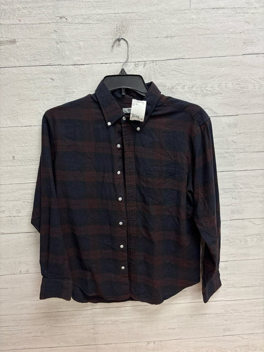 Size 4 District Made Blue Mens Shirt